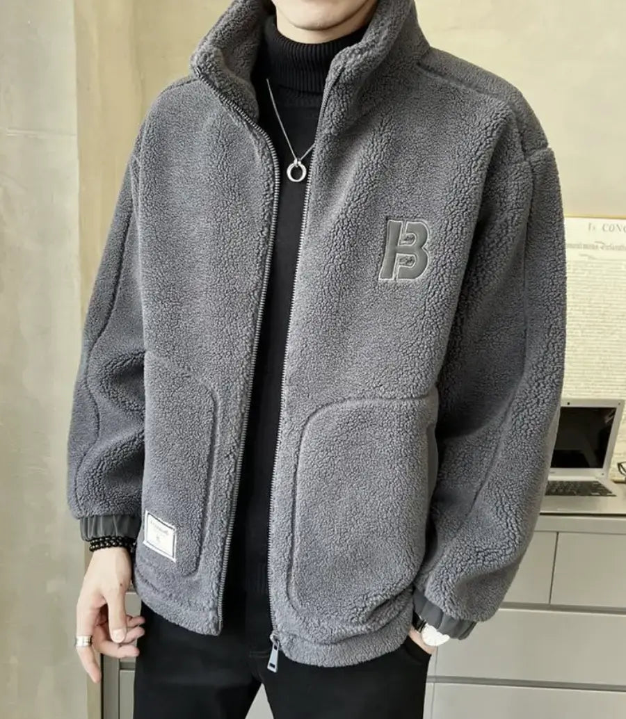 🔥🔥【L-6XL】Topla vunena muška jakna za jesen i zimu, udobna i izdržljiva