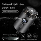 🔥Vrhunska ponuda: 50% POPUSTA🔥Moćan mini električni brijač za muškarce s digitalnim zaslonom