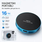 ⚡🧲Brzi magnetski prijenosni SSD od 16 TB | Brzina prijenosa 1050 MB/s i kompatibilnost s više uređaja