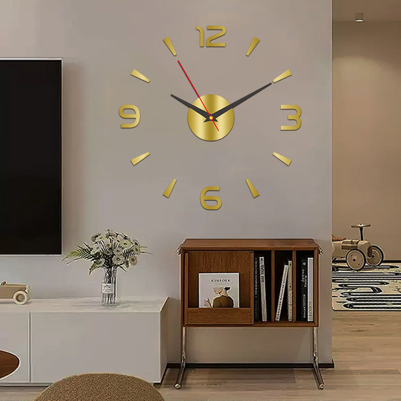 🕑✨Moderni LED 3D akrilni svjetleći zidni sat – bez bušenja, jednostavna montaža