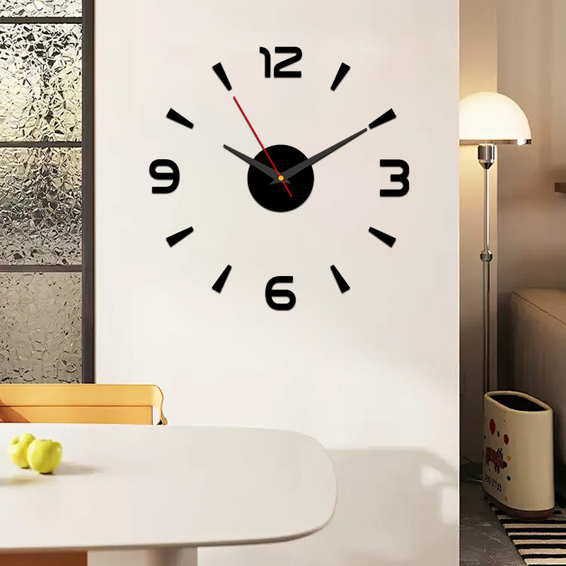 🕑✨Moderni LED 3D akrilni svjetleći zidni sat – bez bušenja, jednostavna montaža