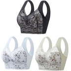 💕🎁【40kg-100kg】【3 komada】Bešavni grudnjak od ledene svile velike veličine, prozračan i podesiv
