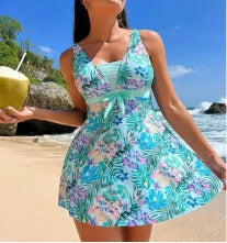 👙【Ograničena ponuda - 50% popusta】【S-6XL】Novi elegantni kupaći kostim s printom za veće veličine, seksi, moderan i udoban
