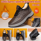 ⛄🔥【39-45】2026 Muške zimske ležerne sportske cipele, prava koža, vodootporne, mekani potplat i baršun