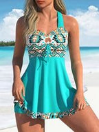 👙【Ograničena ponuda - 50% popusta】【S-6XL】Novi elegantni kupaći kostim s printom za veće veličine, seksi, moderan i udoban