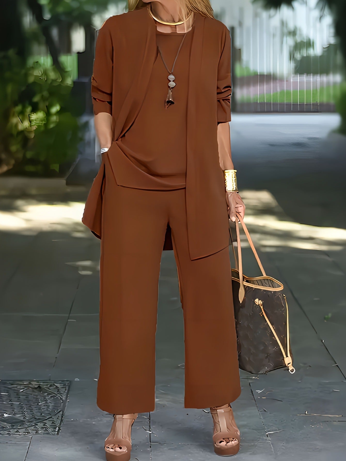 【Top + Jakna + Hlače】Nova ženska ležerna i elegantna trodijelna kombinacija