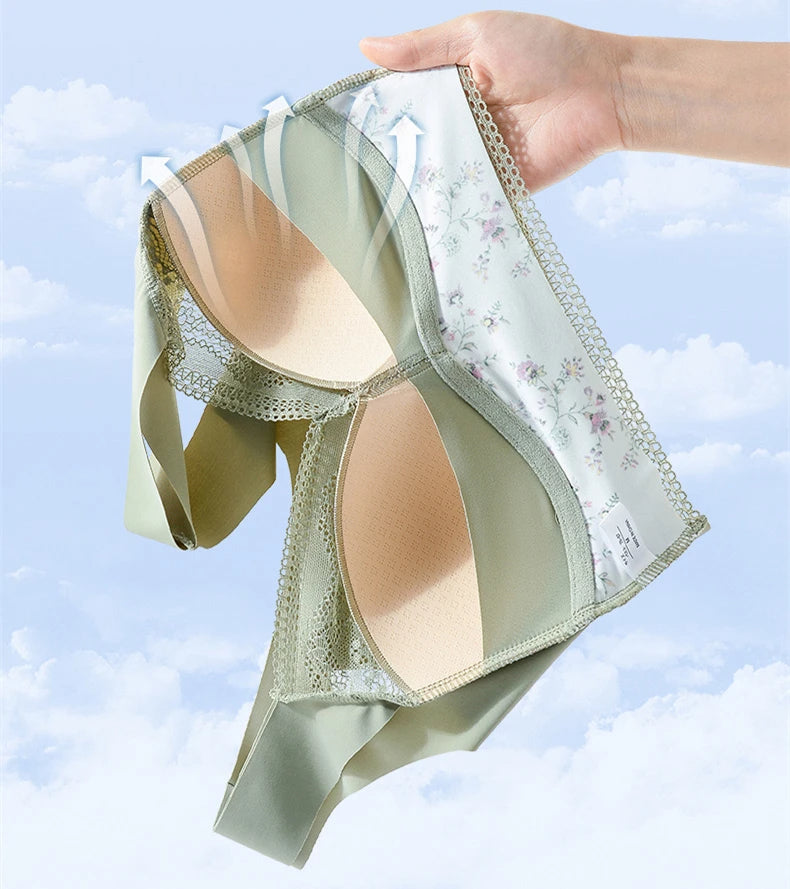 💕🎁【40kg-100kg】【3 komada】Bešavni grudnjak od ledene svile velike veličine, prozračan i podesiv
