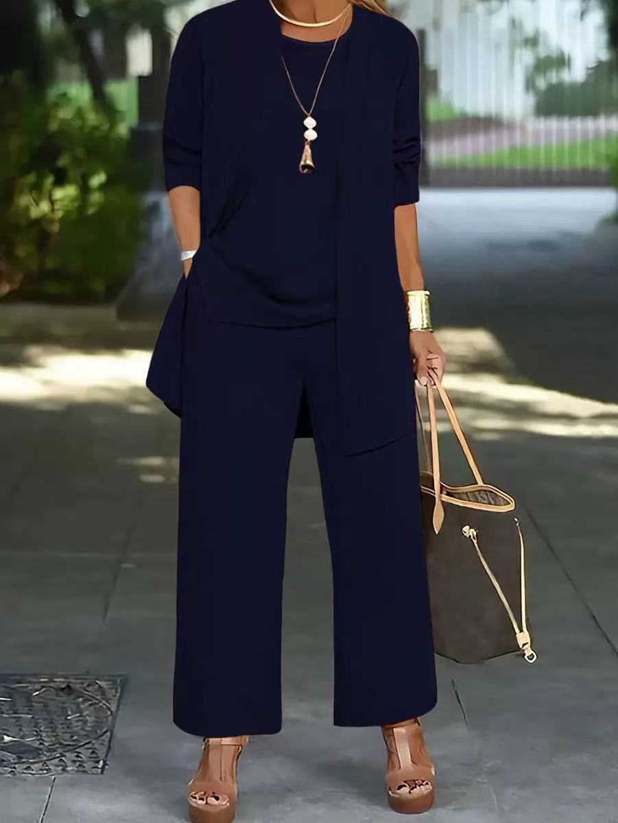 【Top + Jakna + Hlače】Nova ženska ležerna i elegantna trodijelna kombinacija