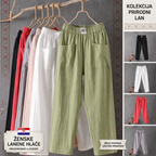【M-4XL】Ženske ljetne svakodnevne hlače od pamuka i lana, lagane, prozračne i udobne