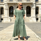 【Akcija】【S–5XL】Moderna široka haljina — vrhunski materijal, udobna za nošenje, prikladna za sve tipove građe