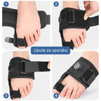 【2 komada – univerzalna veličina】Profesionalni korektori za prste s podesivim gumbima za fiksiranje i odvajanje prstiju, ublažavajući bol